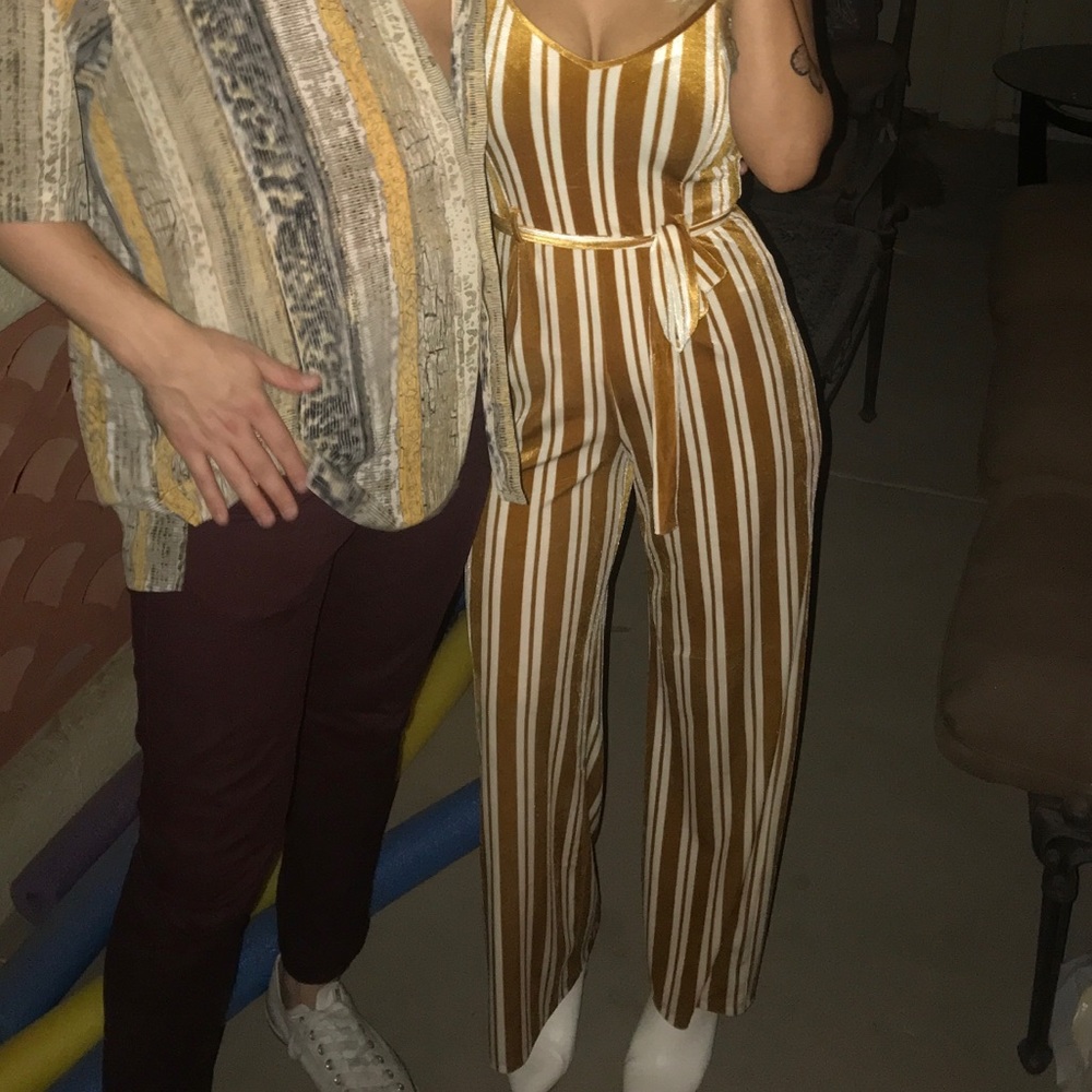SEVENTIES INSPIRED MAXI ROMPER